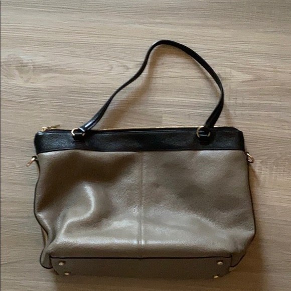 coach tri-color leather tote bag - Picture 2 of 3